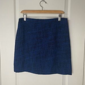 Loft blue pencil skirt